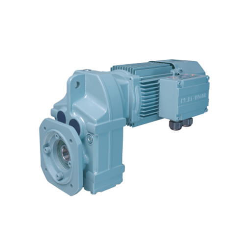 Parallel shaft helical gear motor