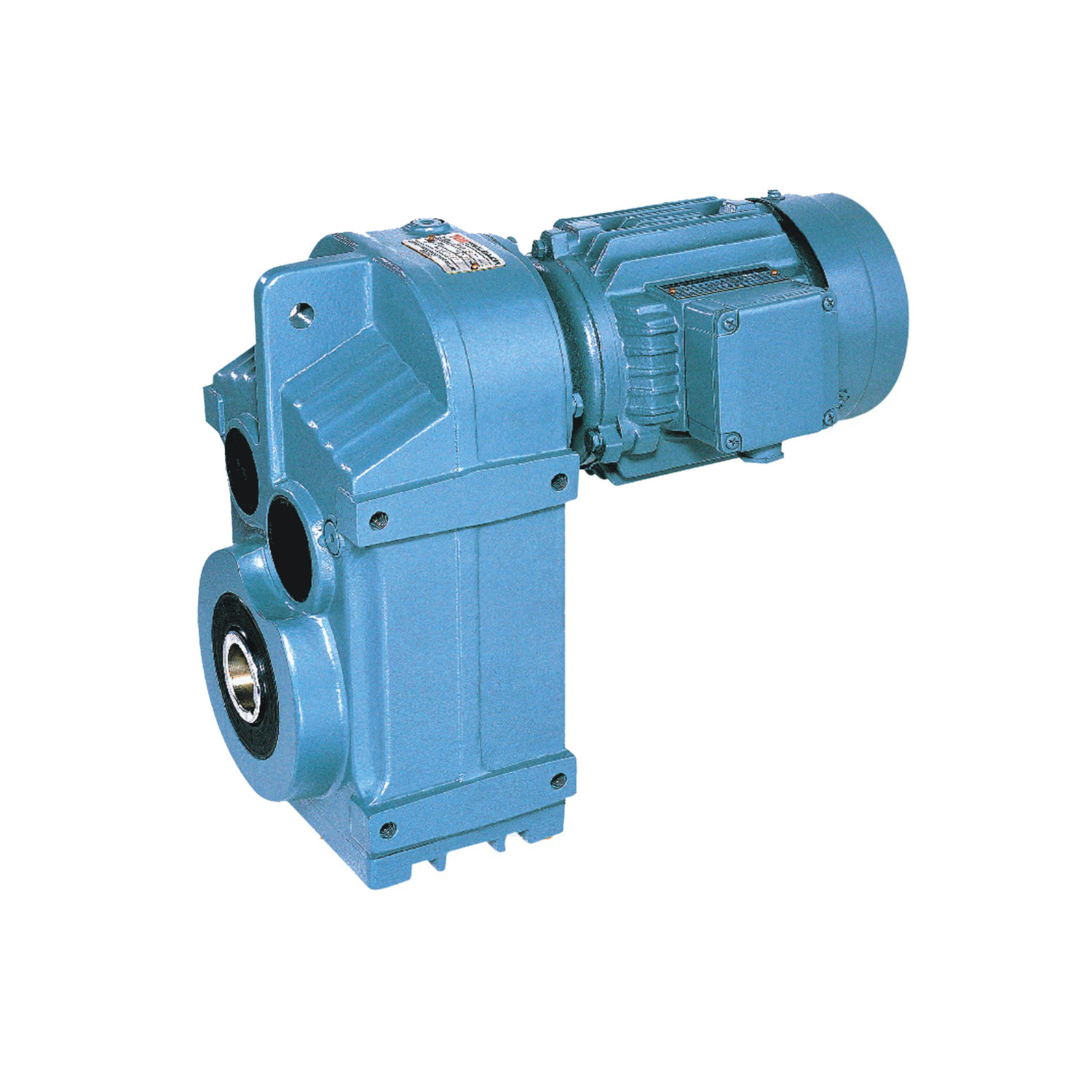 Parallel shaft helical gear motor
